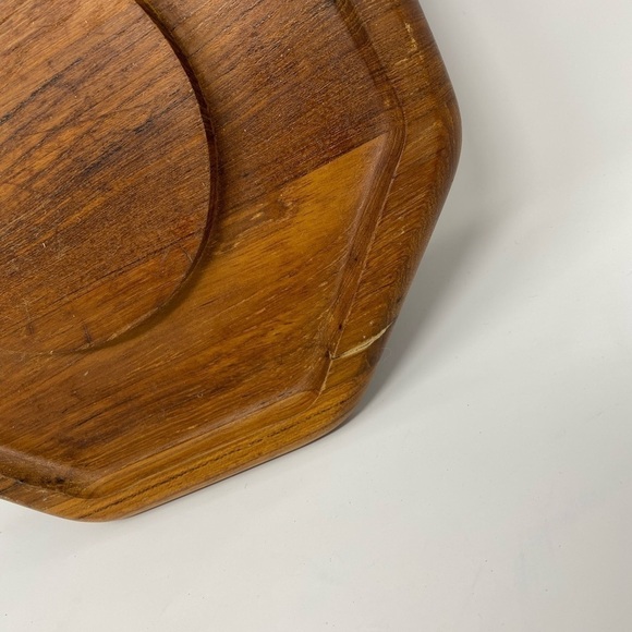 Vintage Dolphin Authentic Teak Wood Serving Platter - Picture 7 of 7